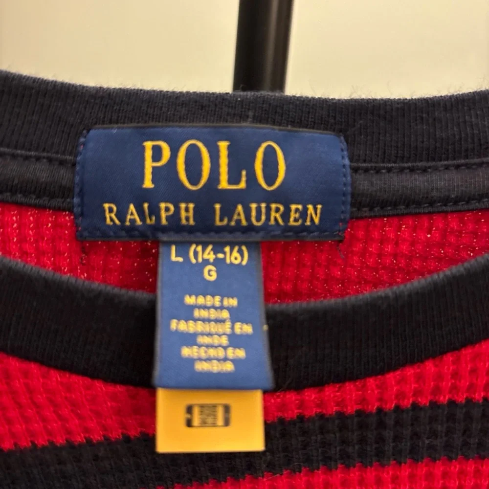 Polo by Ralph Lauren Red and Blue Striped boys Sweater